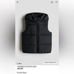 Black Puffer Vest